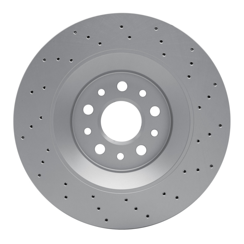 Maserati Levante Brake Rotor (1) - Rear - R1 Concepts - GeoSPEC Coated Rotor - Drilled - `17-`24